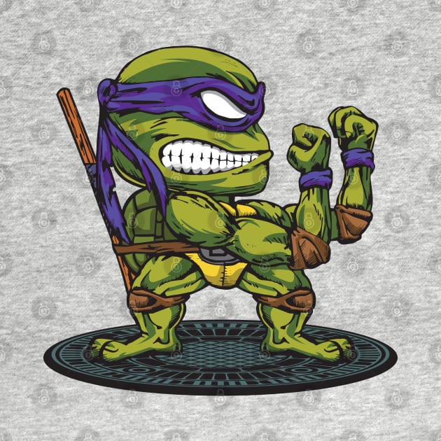 FIGHTING TURTLE DONATELLO by MatamorosGraphicDesign